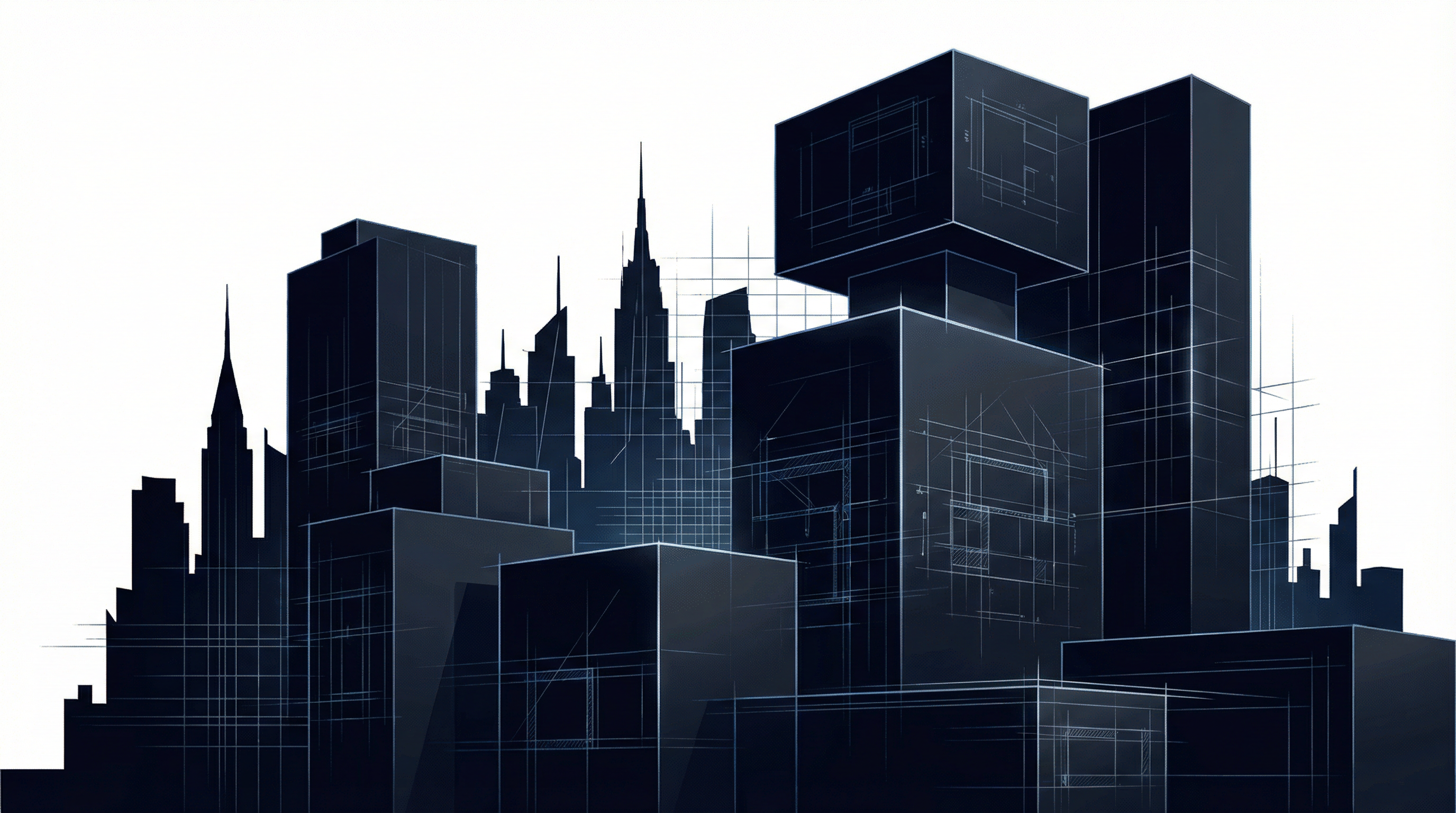 NYC Skyline Abstract